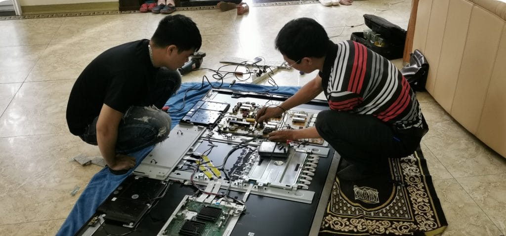 Sửa Thiết Bị Châu Âu cung cấp dịch vụ sửa Tivi Toshiba tại nhà ở hầu hết các quận